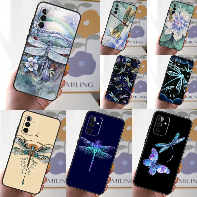 Dragonfly Animal Art Phone Case For Samsung Galaxy A15 A25 A35 A55 A54 A34 A14 A13 A33 A53 A12 A32 A52 A71 A51