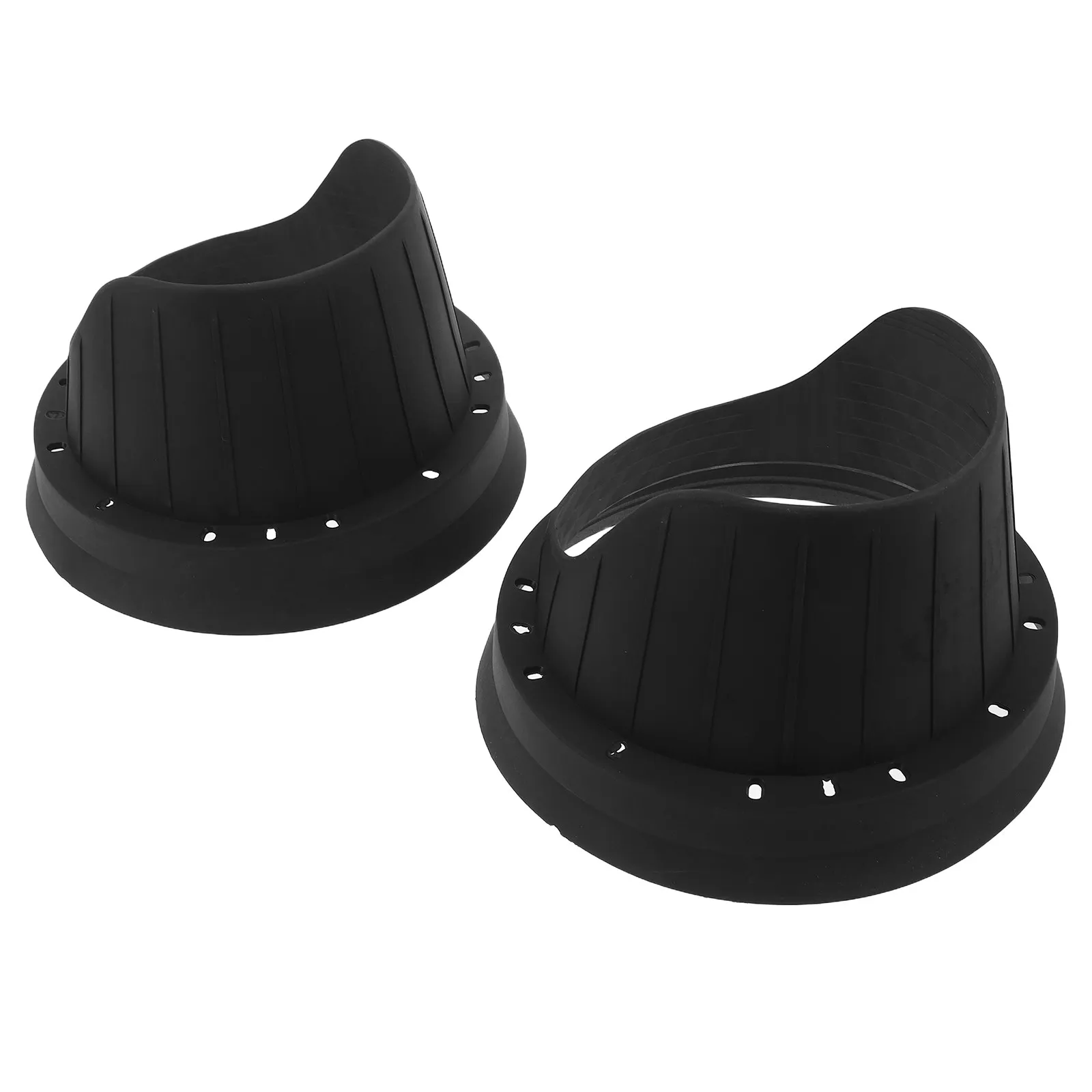 2Pcs Car Audio Speaker Waterproof Cover Silicone Cap 6.5 Inch Car Door Speaker Dustproof Rain Shield Baffle Protective Case