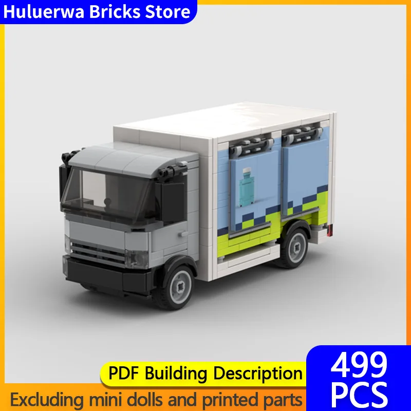 

Модель городской автомобиль MOC, строительные кирпичи, транспортные средства специального назначения, модульная технология, детские праздничные подарки, сборные игрушки