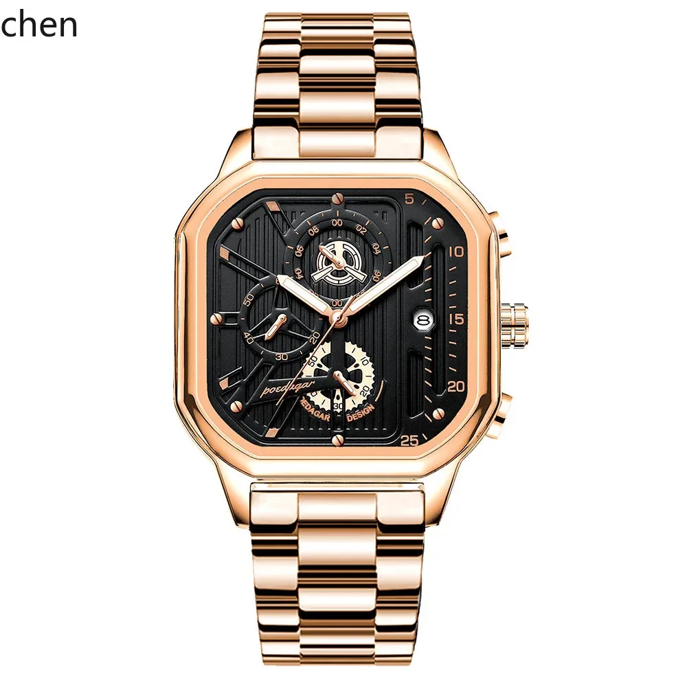 Zml men's watch new arrival waterproof multifunctional luminous watch
