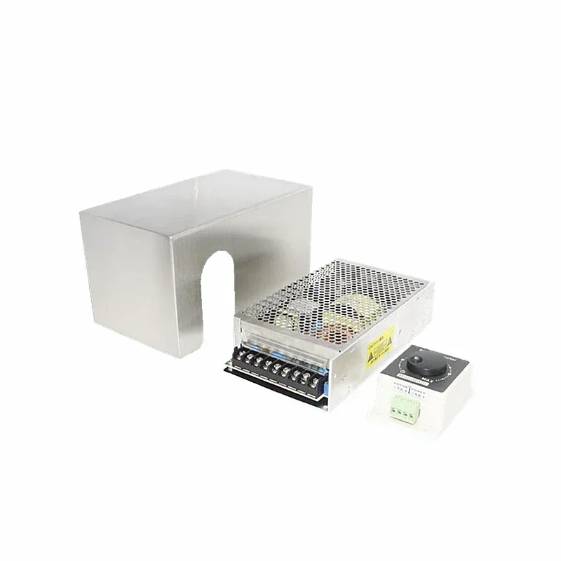 Adjustable-Speed Rotary 4th Axis 100mm Chuck With Speed Controller For CNC Router Milling Machine