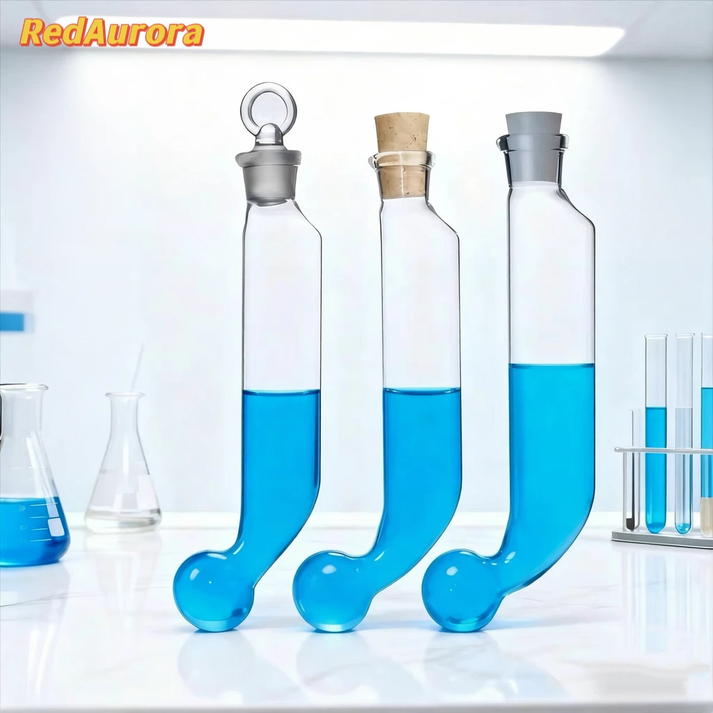 100mL Liposuction Bottle Borosilicate Glass Fat Extraction Flask Lab Glassware，Glass Mojonnier Bottle With Cork/Glass Stopper