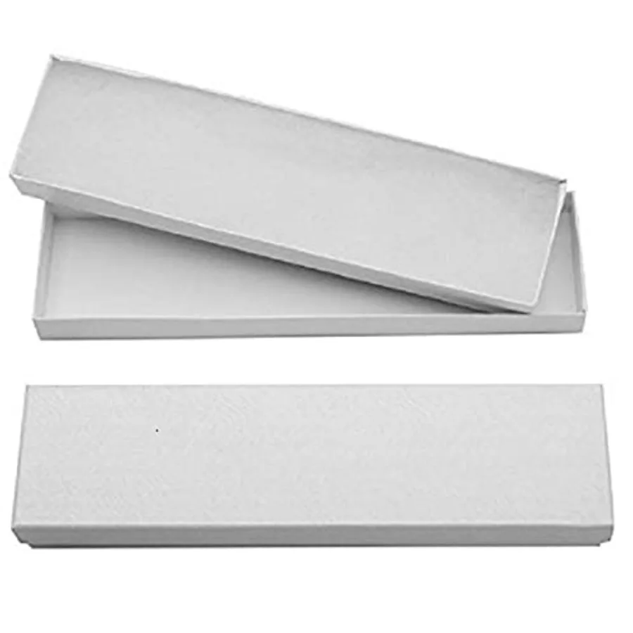 6 Pack Cotton Color paper Cardboard Jewelry Boxes for Bracelets, Necklace boxes, Watch and Small Gifts box, Jewelry Gift Boxes