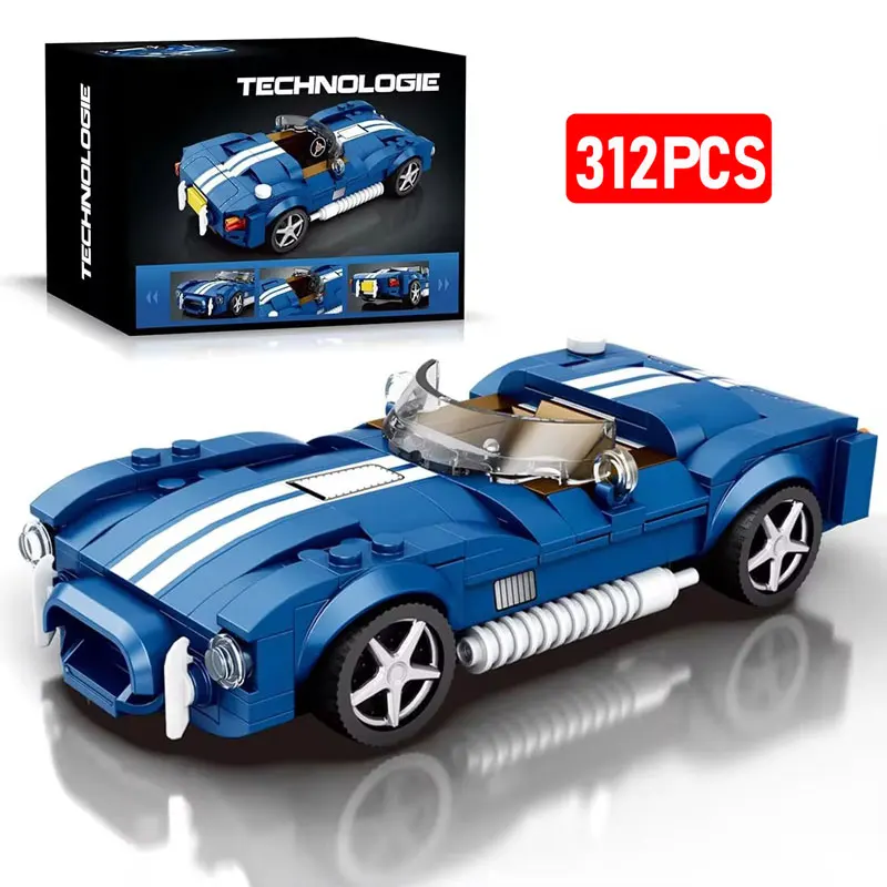

City Car Model Building Blocks Technical Speed Champion Sports Racing Vehicle Moc Bricks Toys For Kids Boys Christmas Gifts
