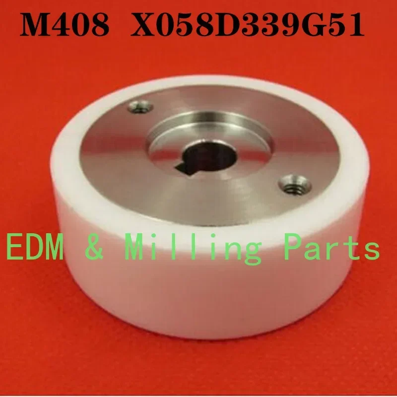 

CNC Wire EDM Ceramic Capstan Roller 18X10X57mm X058D339G51 M408 White Power Chucks