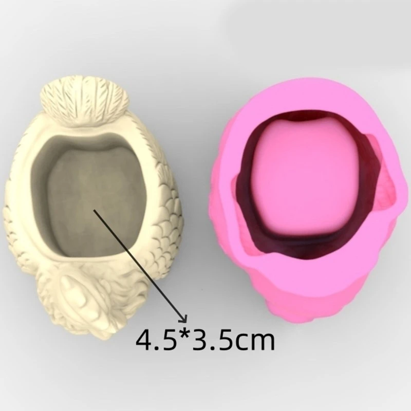 Stampo per vaso fiori epossidico Stampo per calcestruzzo in silicone Stampi per vasi in silicone a forma