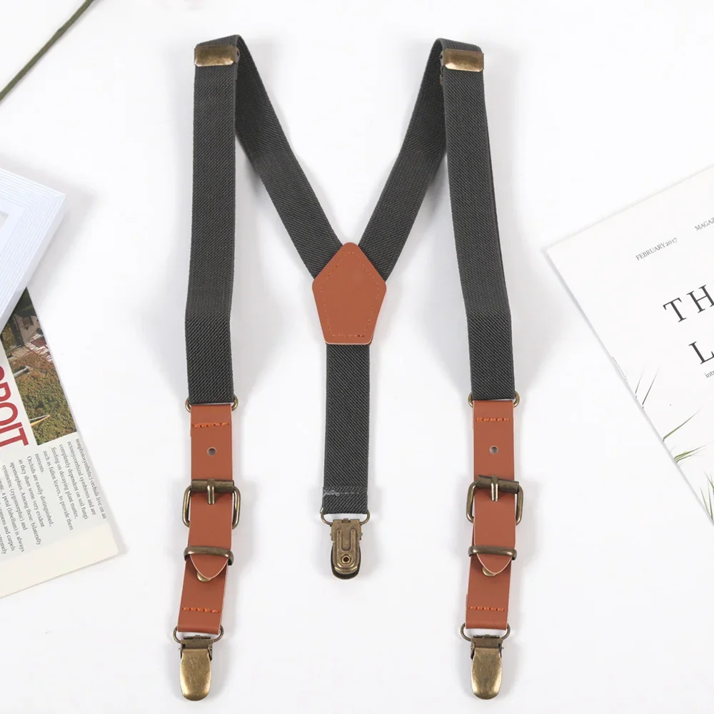 Tirantes elásticos informales para niños, traje de esmoquin a juego, tirantes ajustables en Y para fiesta, accesorios diarios, regalo, novedad