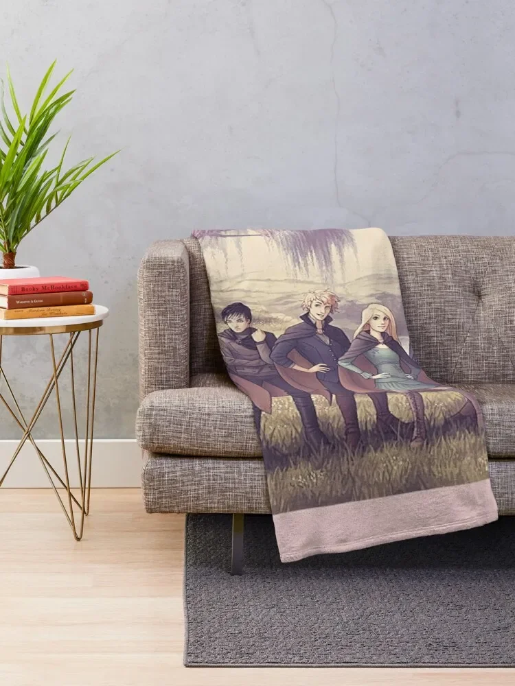 keeper of the lost cities character Throw Blanket Luxury Brand Cute Blankets