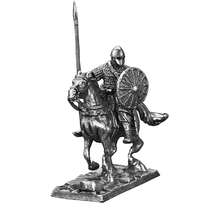 Metal Spanish Cavalry Finished Product Military Soldier Model Action Figures Toys Board Game Piece Miniature Ornament Accessorie