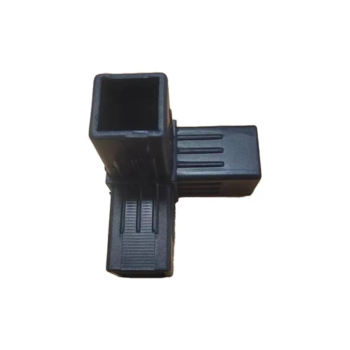 Imagen 2 del producto Conector curvo de ángulo recto de 25mm, tubo de acero, estante de plástico, piezas de fijación apretadas, barandilla tipo L T de esquina para balcón