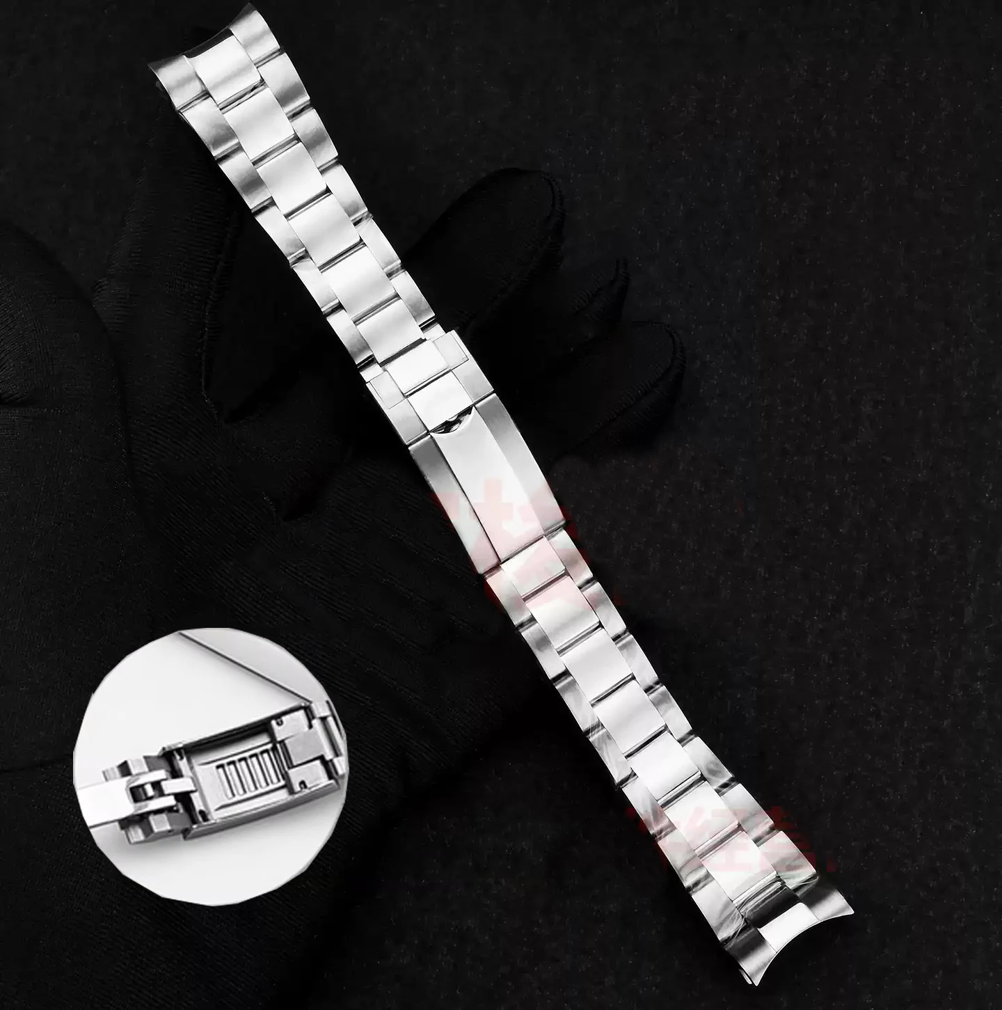 904LSolid stainless teel watchband For Rolex Daytona Oyster 21mm 20mm Perpetual Submariner for NH35 Watch Strap bracelet