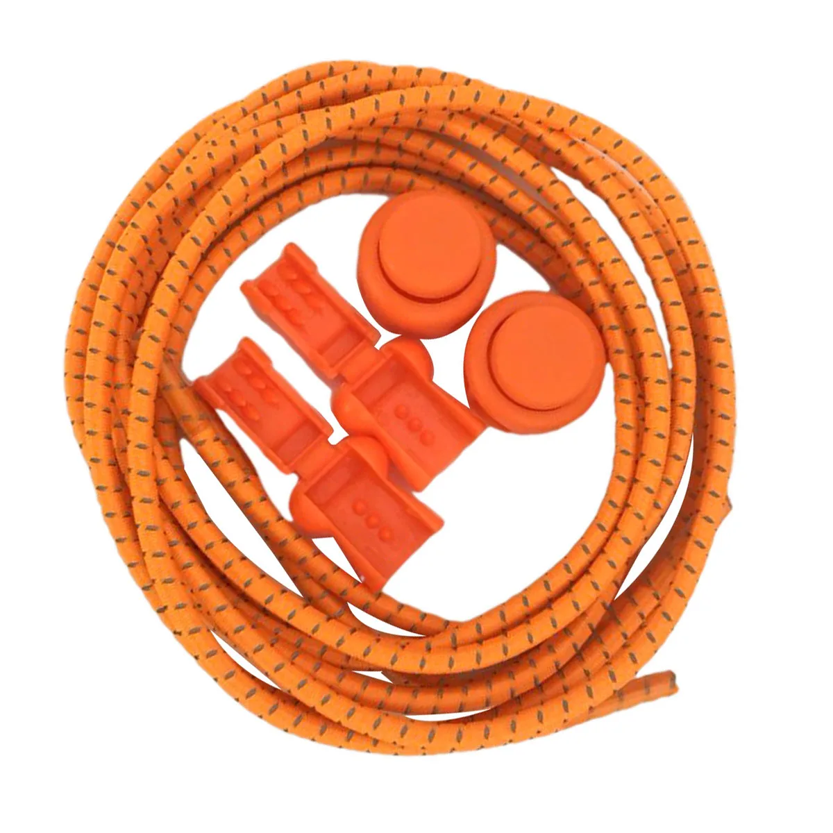 

Reflective Shoelaces Elastic Sports Laces Lazy Design Fits Trainers Running Night Safety Adjustable 120cm Long Durable
