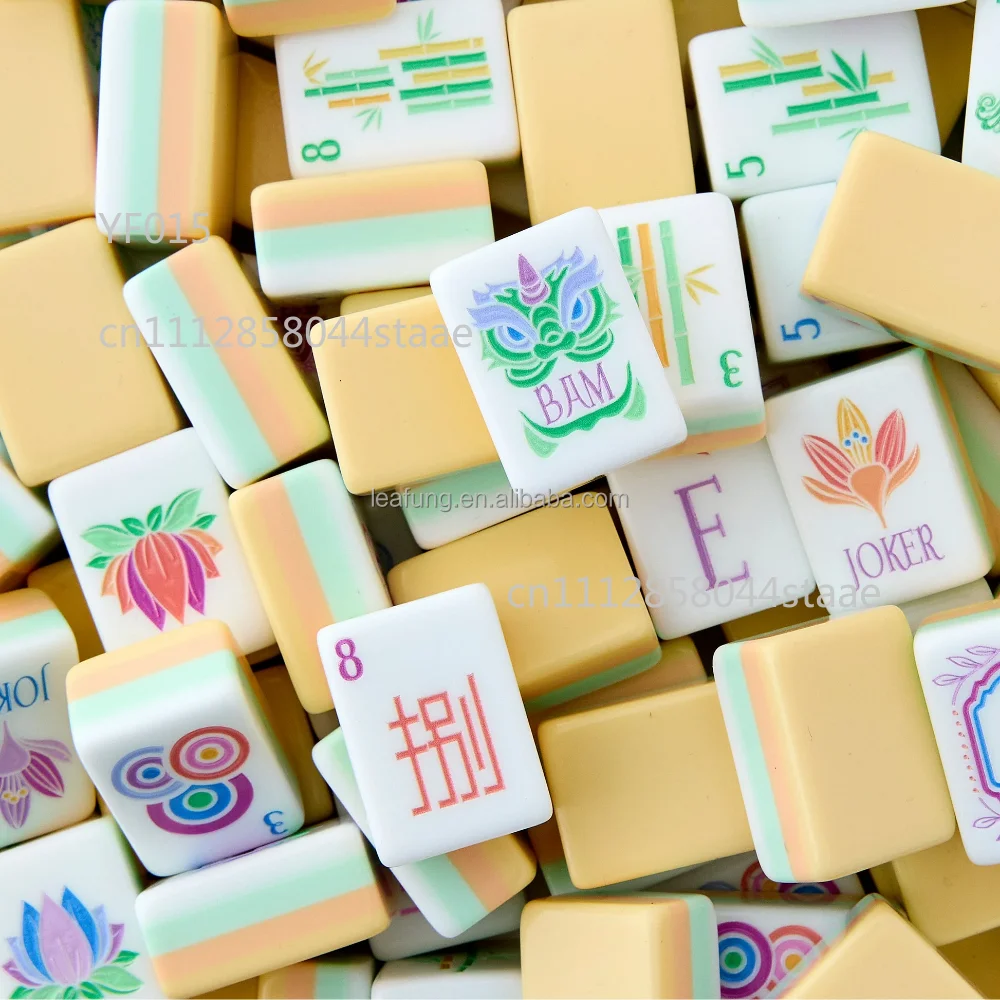 Custom Luxury 4-Layer Acrylic Tile Set 160Pcs With Guide Book Indoor Family Leisure Tabletop Game Accessories