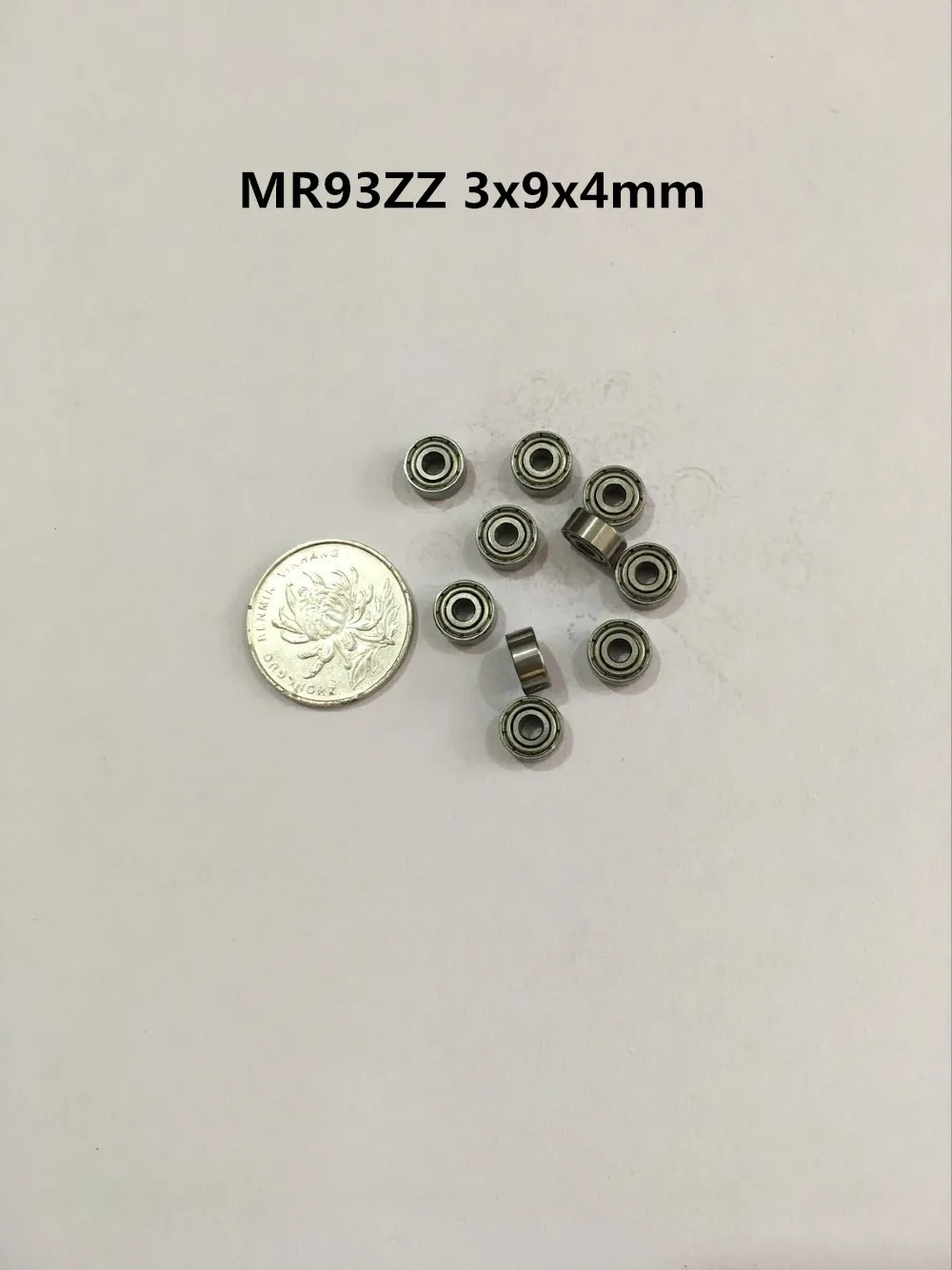 10pcs Mini Bearing MR93ZZ 3x9x4mm 3*9*4mm Miniature Model Bearing Metal Shield Bearing Ball Bearing