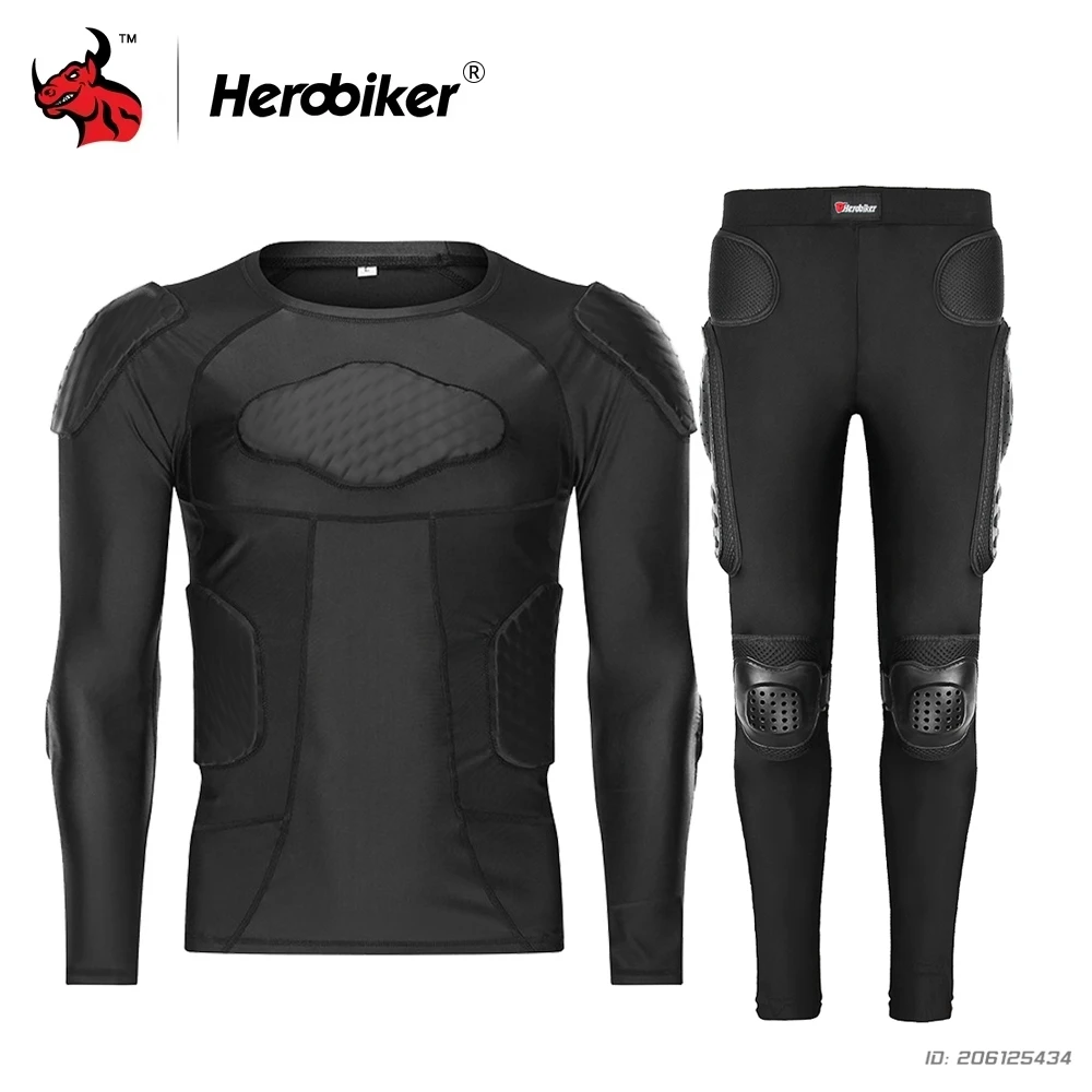 

Motorcycle Armor Suit Motocross Jacket Padded Compression Shirt Rib Chest Protective Armor Jacket Riding Motorbike Accessories