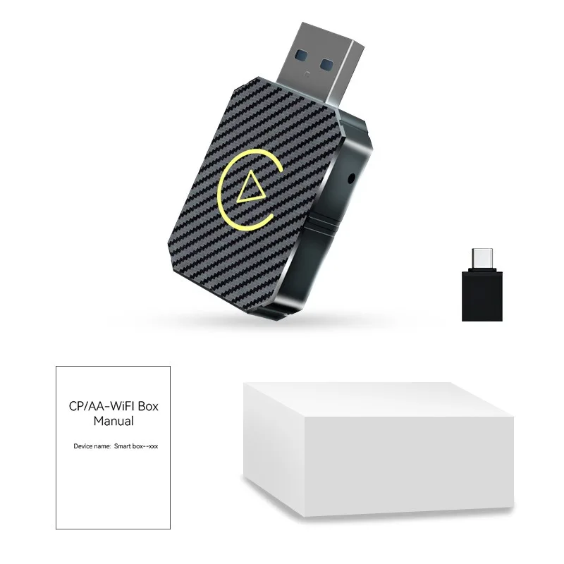5Ghz WiFi Type-C/USB Plug & Play 2 in 1 Carplay Wireless Adapter Wireless CarPlay Adapter&Android Mini Auto Wireless Adapter Hot