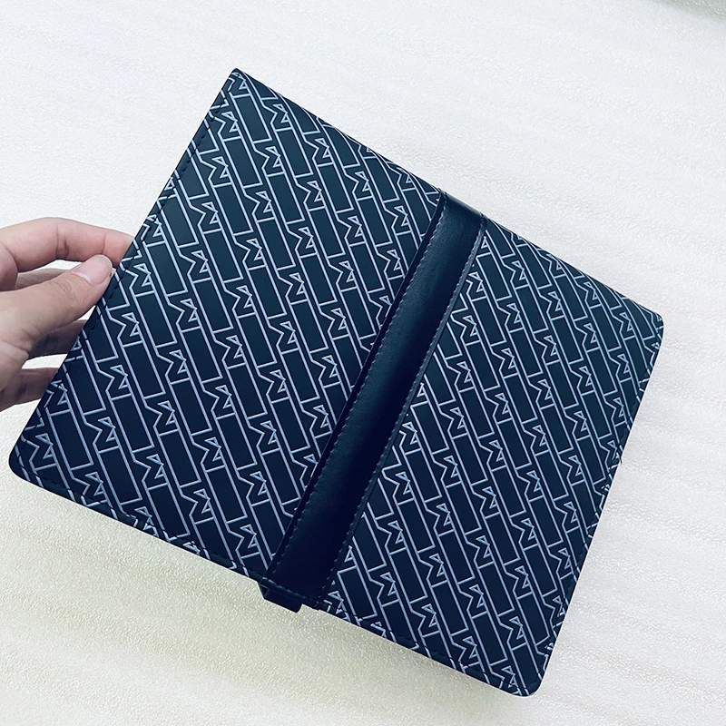 Lanlan MB Notebook A5, Bloc de notas de negocios con capítulo de hojas sueltas, diseño de lujo