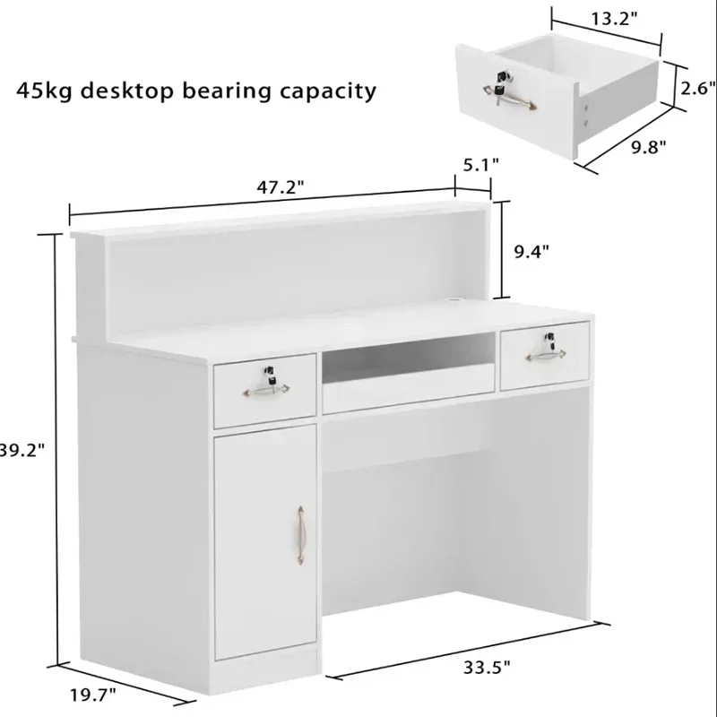 サロン,美容院,カウンター,ショップサービス,パーティーテーブル,バー,カフェ,高度なオフィス,家具店のレセプションデスク