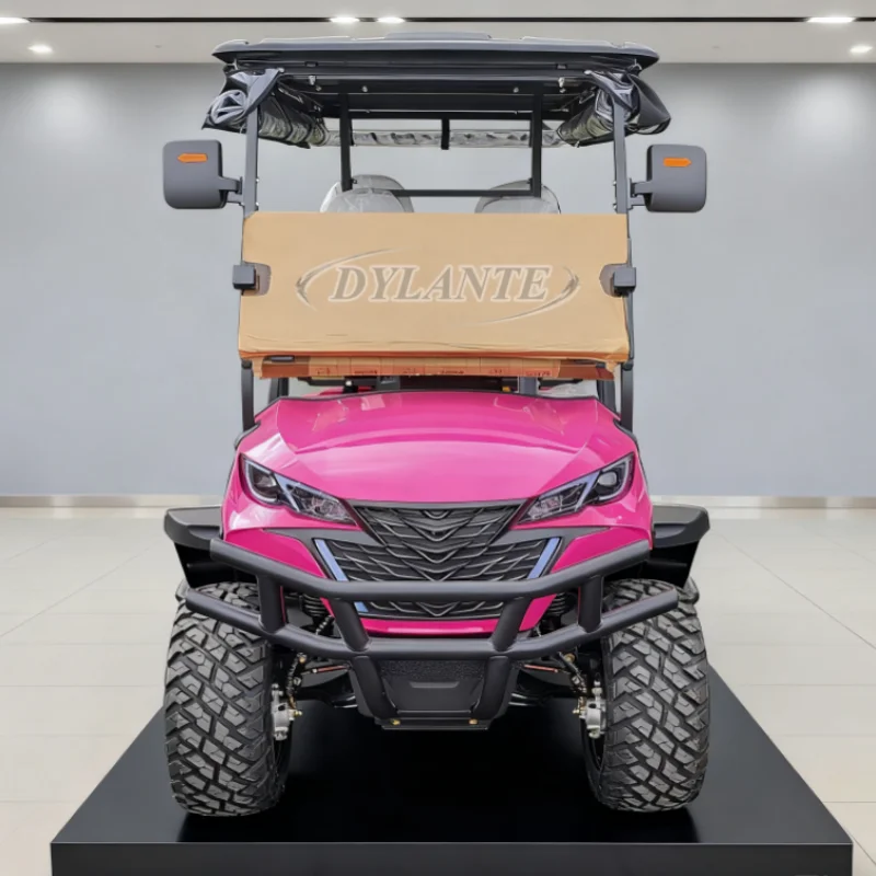 

2025 Newest Hot Selling 4 Seats 60/72V Sightseeing Bus Club Car Electric Golf Off-Road Vehicle Hunting Car with CE DOT