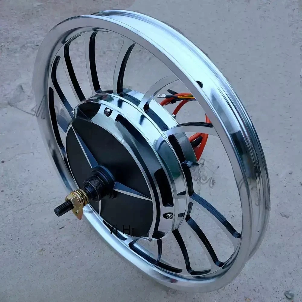 20-Inch integrated wheel beach electric vehicle 2000w motor 48V high-power replacement brake motor