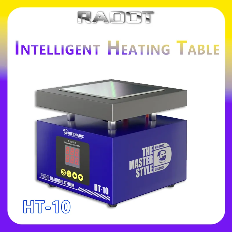 

MECHANIC HT-10 Constant Temperature Heating Table Mobile Phone Repair Intelligent for Glue Removing Motherboard Reballing Repair