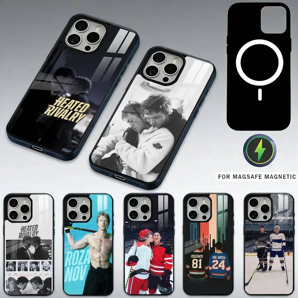 

TV H-Heated Rivalry Phone Case For iPhone17,16,15,14,13,12,11 Plus,Pro Max Magnetic For Magsafe Wireless Charging