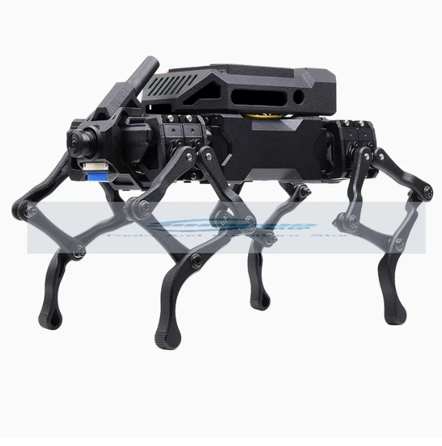 12-Degree-of-Freedom Bionic Quadruped Robot Dog Open Source Face Recognition Based on Raspberry Pi