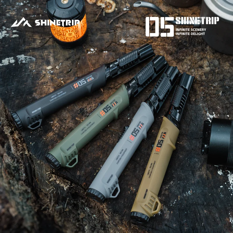 

Outdoor Camping Fire Starter ShineTrip Rechargeable inflatable Zinc Alloy Flexible Ignition Head Portable Lightweight Igniter