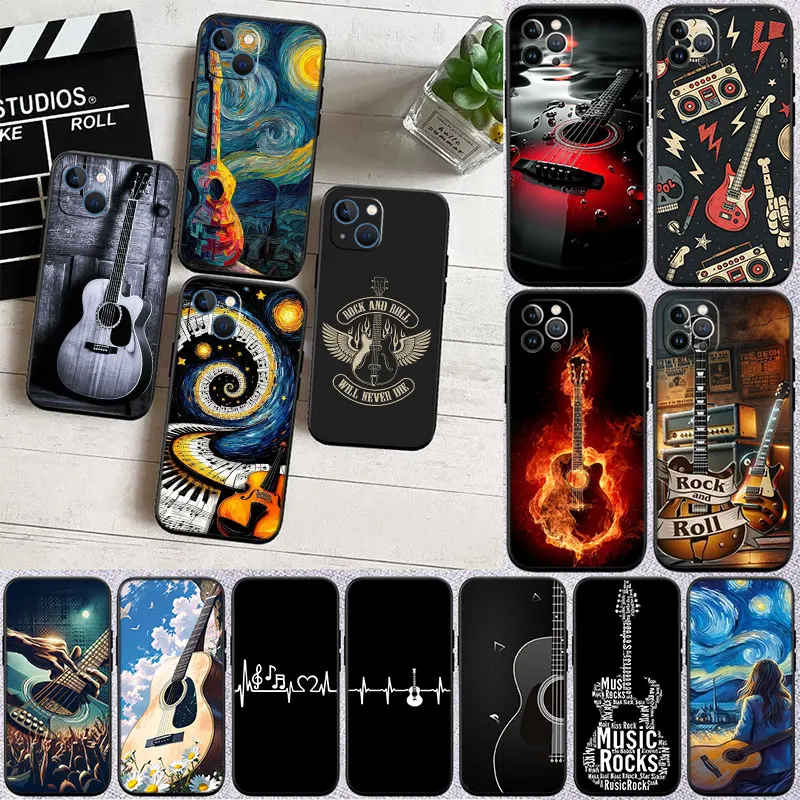 RH14 Music guitar Phone Case for Samsung Galaxy M56 A36 A32 A33 A05 A05S A06 A16 A20 A11 A12 A13 A15