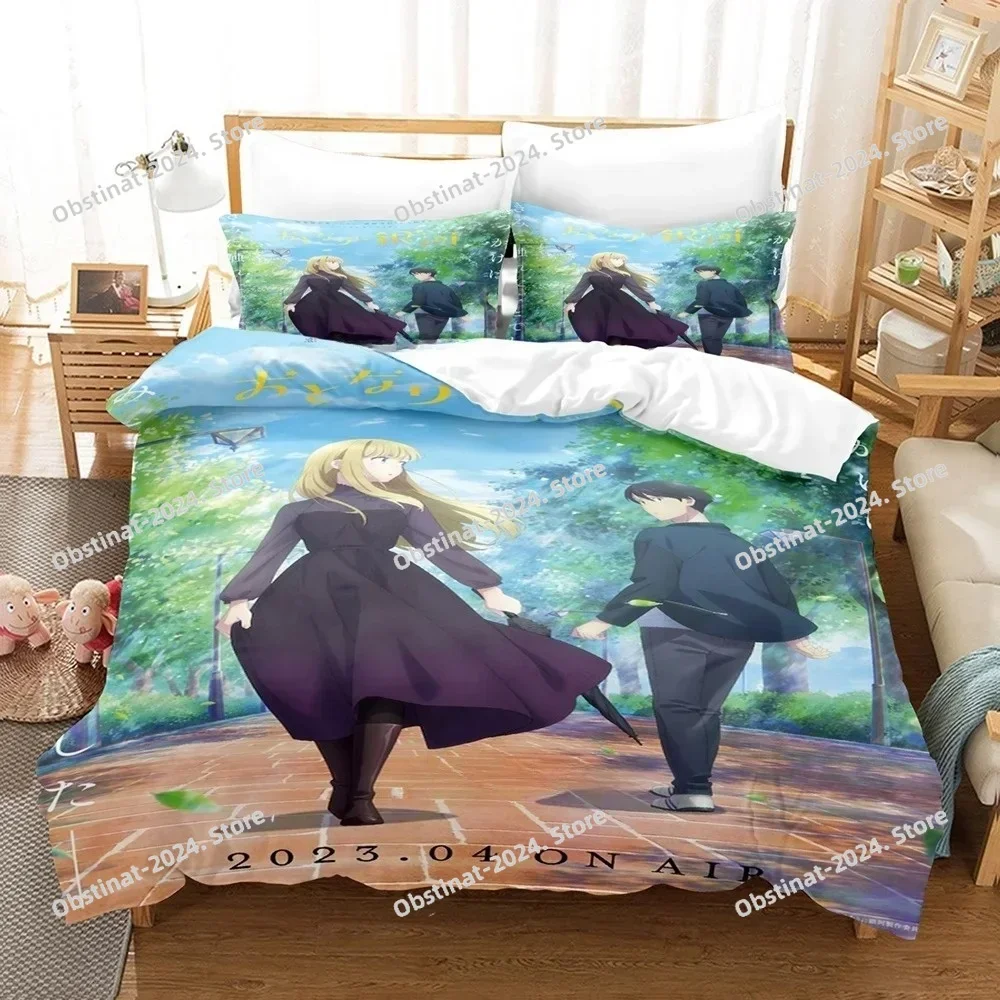 

3D Anime A Galaxy Next Door Bedding Set Print single Comforter Quilt Bed Cover Duvet Cover Pillow Case 3 Pieces Kids Adult Size