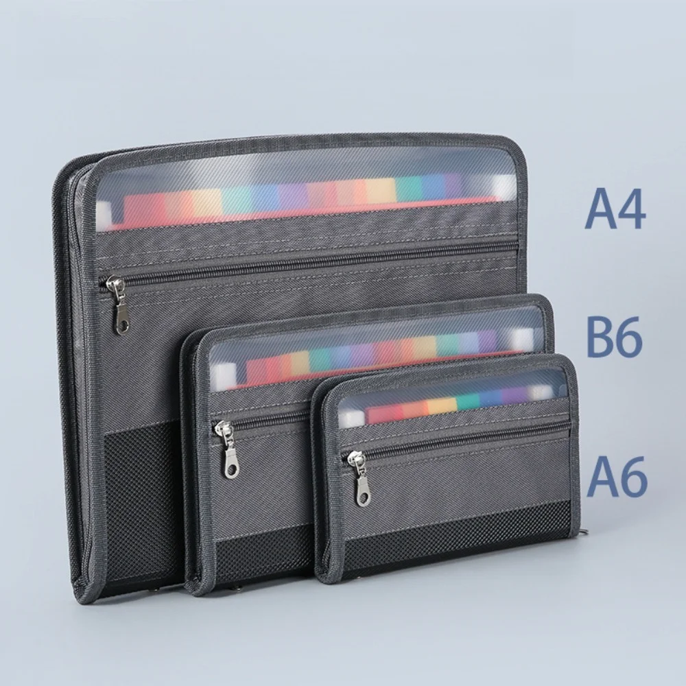 Porte-documents extensible à 13 compartiments, couleur arc-en-ciel, grande capacité, format A4/B6/A6, organiseur de documents, sac