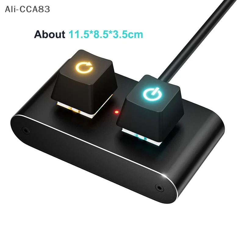 Computer Desktop Aluminum Shell Switch Button Desktop Host External Power Supply Power Button External Extension