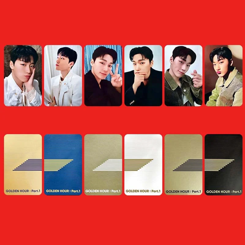 K-popアルバムロモカード,ateez,hongjoong seonghwa yunho yeosang,san mingi,ファンコレクション,ギフト,フォトカード,1セットあたり6個