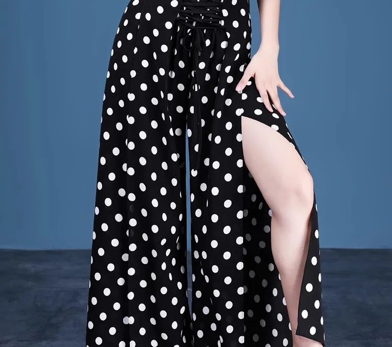 Beisha's new spring and summer dance pants for women's Latin dance, which are long pants for international standard dance and al