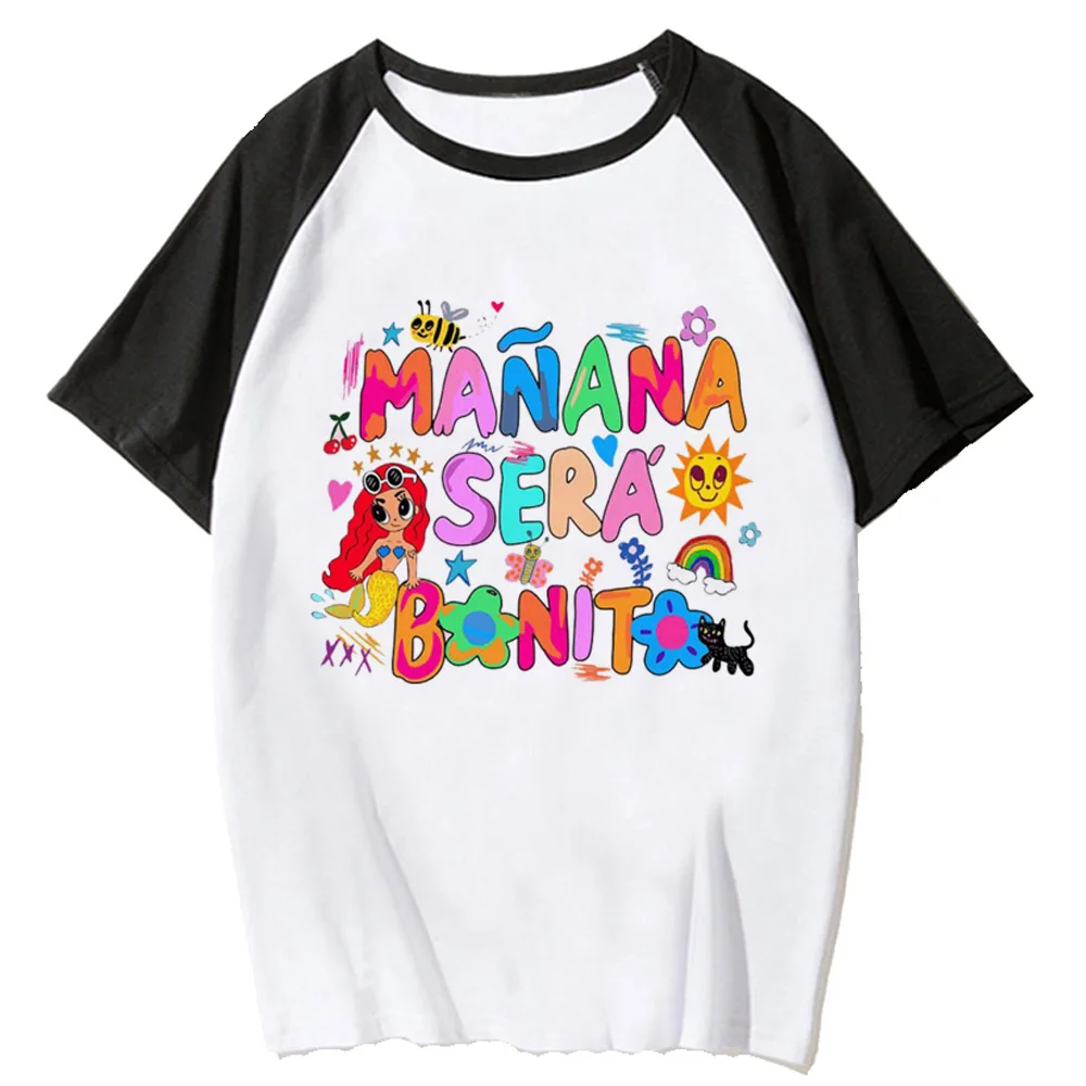 Karol g Manana Sera Bonito t-shirts women Japanese t shirt female comic 2000s clothing