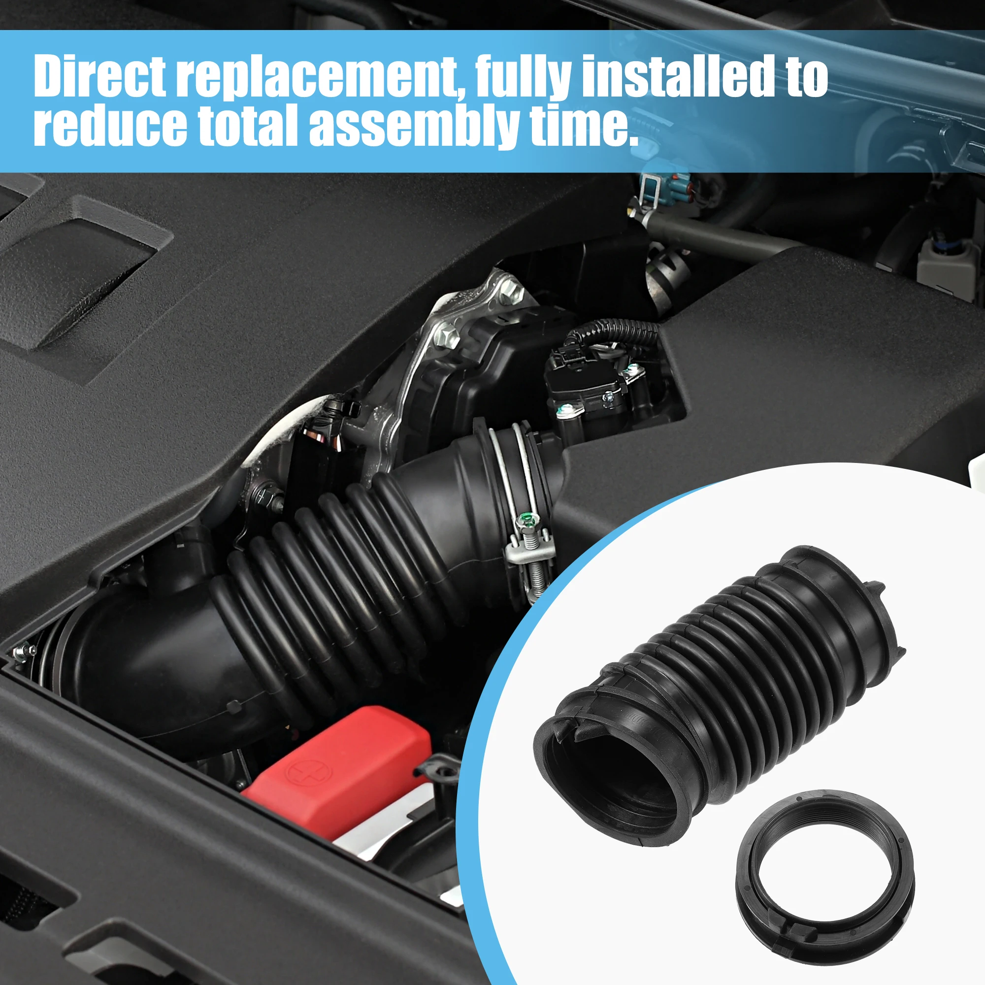 UXCELL-Tubo de manguera de admisión de aire para coche, accesorio para Chevy Malibu 15838665-696, Chevy Cobalt 737-2008, Pontiac G4 2012, 2006