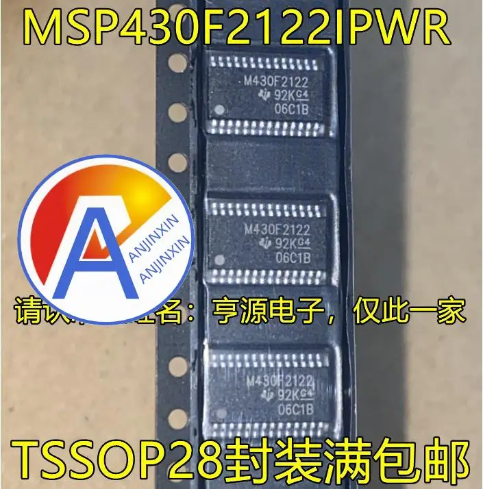 10 шт., 100% оригинальный новый микроконтроллер MSP430F2122 MSP430F2122IPWR M430F2122 TSSOP28