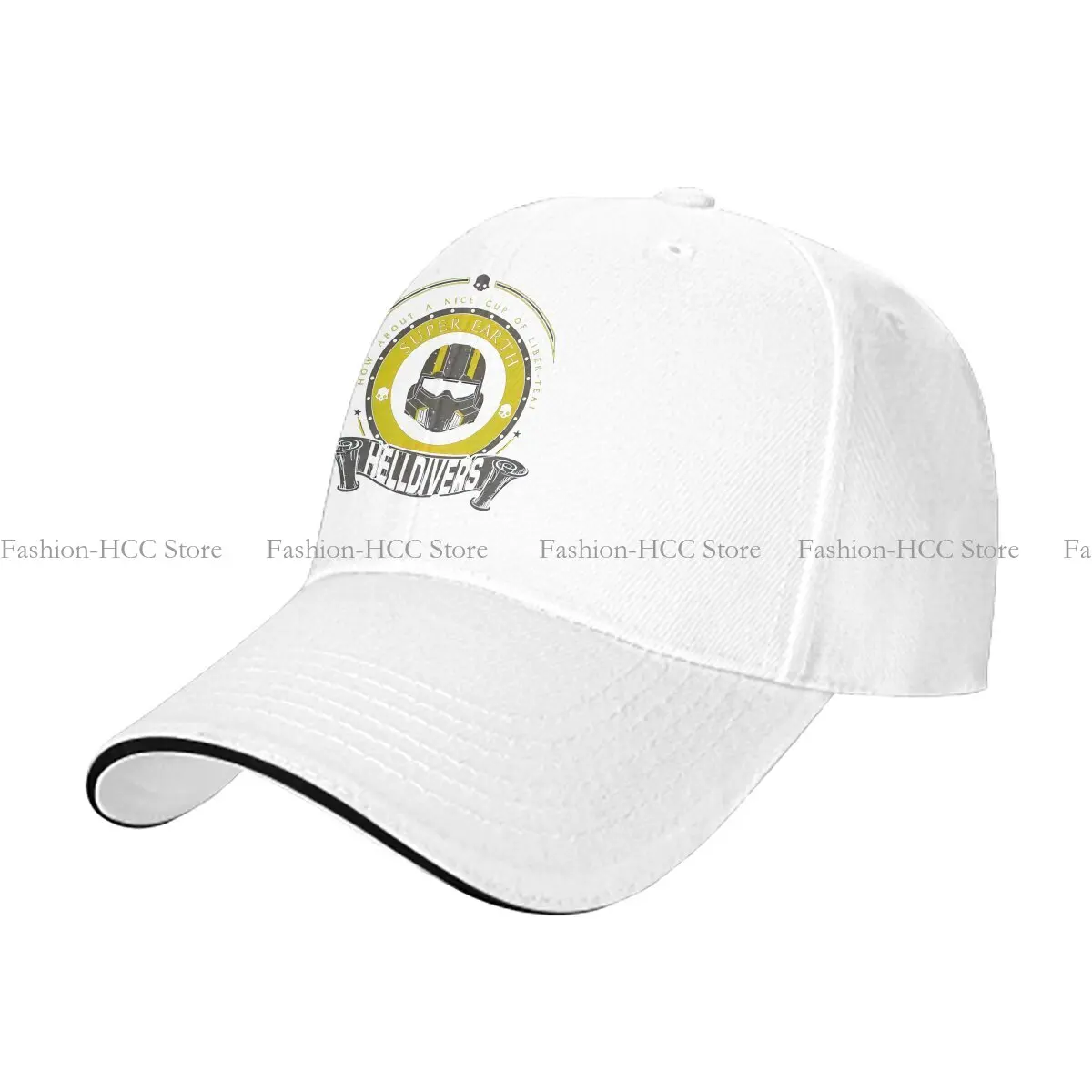 Washed Men's Baseball Cap Super Earth Trucker Snapback Caps Dad Hat Helldivers Game