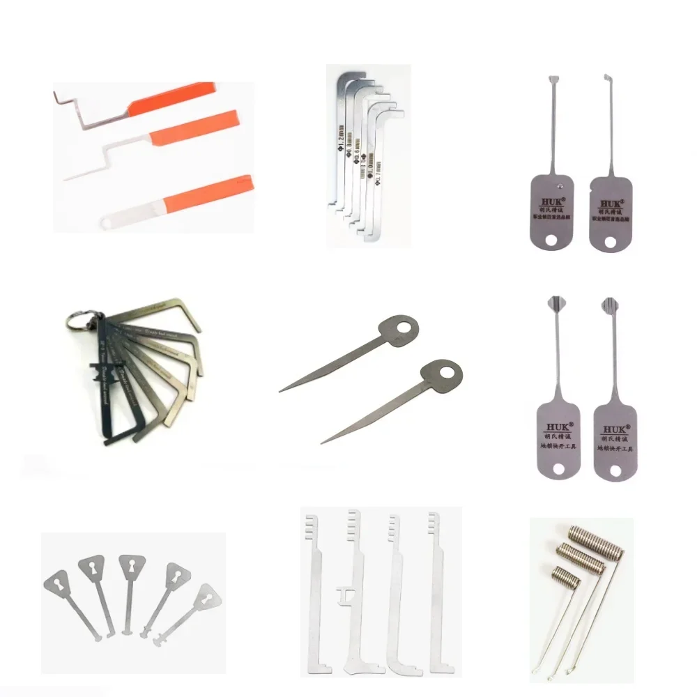 Multipurpose Protable Combo Lock Bypass Tool, Mini Shim Combination locksmith Tools