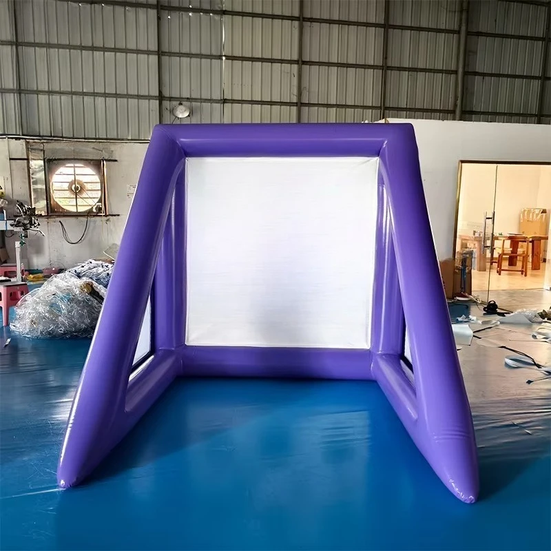 Commercial Inflatable Soccer Goal Penalty Kick Shootout Speed Challenge Cage Shooting Target Football Field Interactive Game