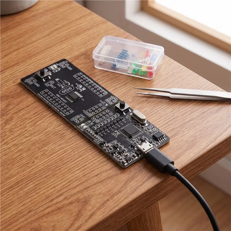 [NEW!A25P】 SDK-HC89S003A Single Chip Computer Burning, Development Board,Online Simulation Functionality