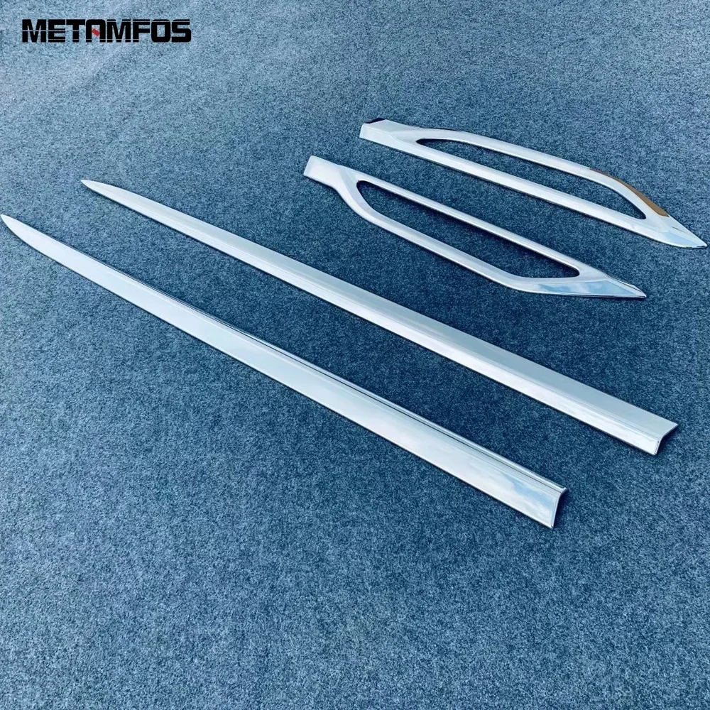 For Toyota Yaris Cross hybrid 2020-2024 2025 2026 Chrome Door Line Side Strip Body Skirt Molding Trim Accessories Car Styling