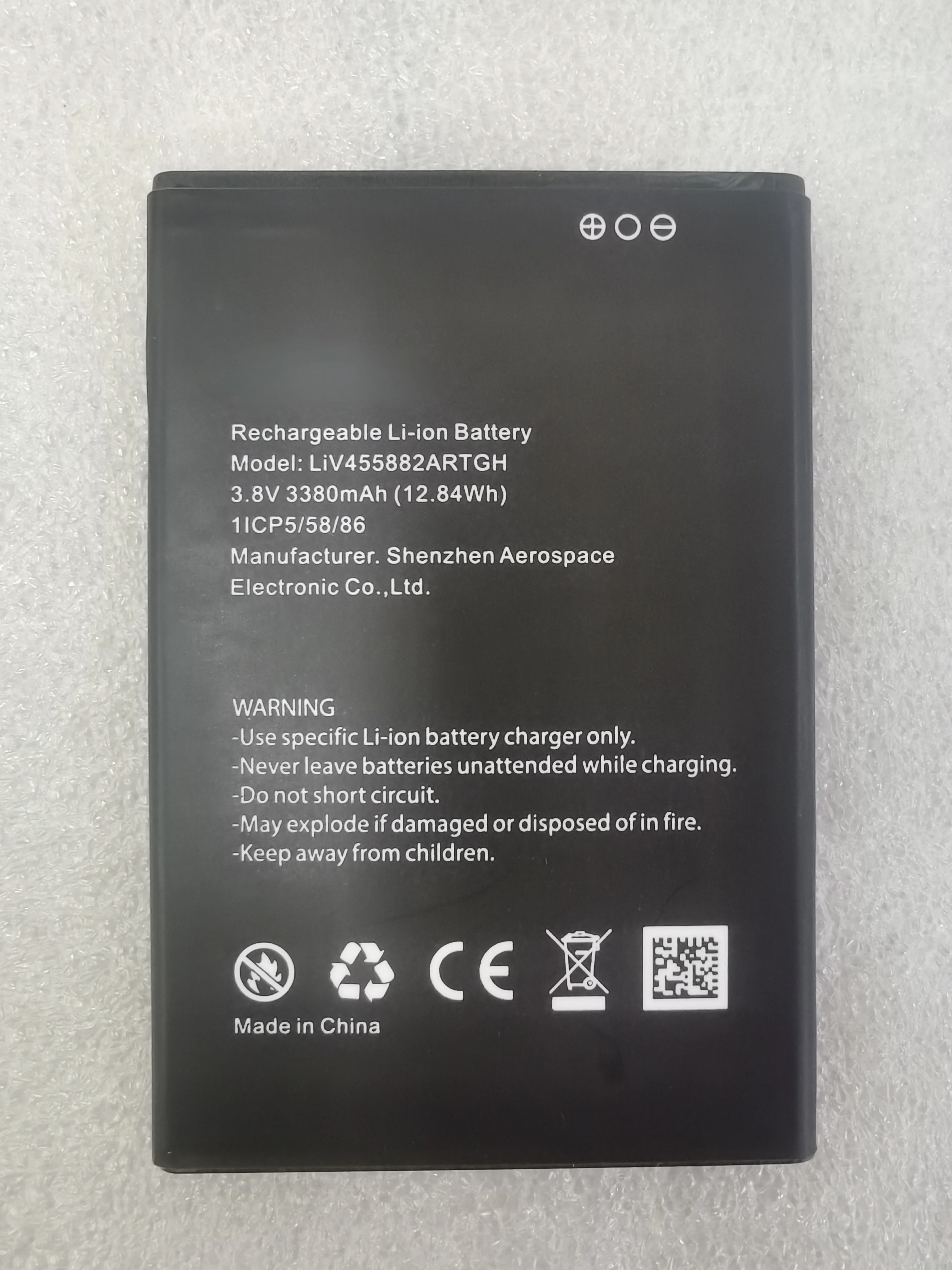 بطارية LiV455882ARTGH بقدرة 3380 مللي أمبير في الساعة لجهاز Blackview OSCAL C20 Pro