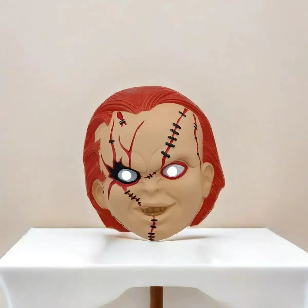 أقنعة تشاكي الكلاسيكية موضوع الفيلم لوازم حفلات الهالوين قناع الحفلات التنكرية للأطفال البالغين دعائم قناع تنكر بلاستيكي #1