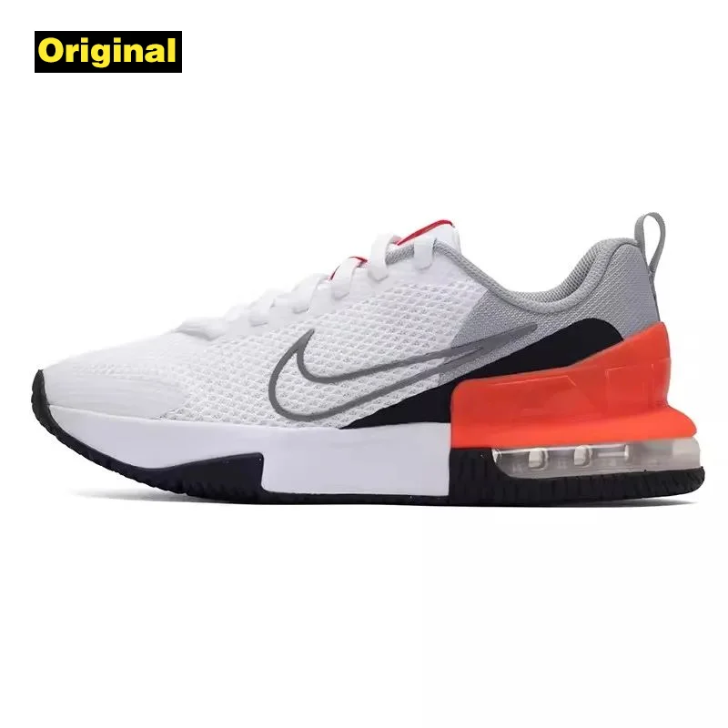 Nike sepatu ALPHA TRAINER 6 bantalan udara pria, sepatu lari, sepatu latihan berbantalan udara, sepatu jala bersirkulasi FQ1833-005