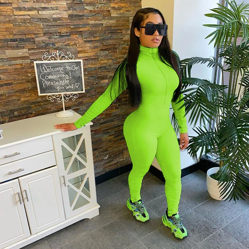 

New Hot Sale2025Best-Selling New Type Women's Tight Solid Color Jumpsuit