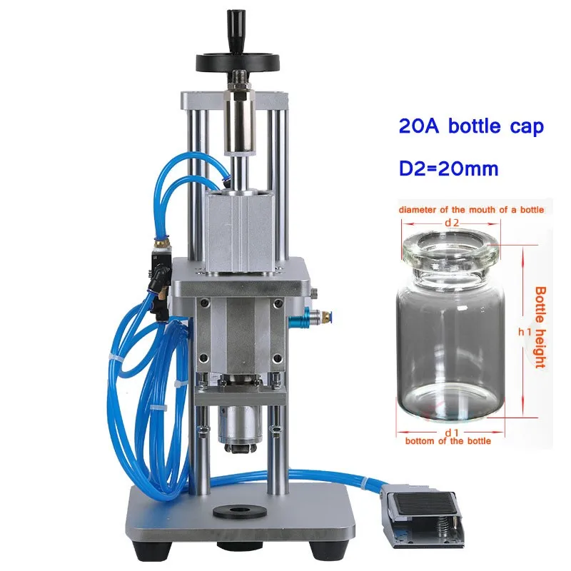 

LT-Pneumatic Capping Machine Oral Liquid Penicillin Bottle Capper Aluminum Glass Vial Crimper Machine