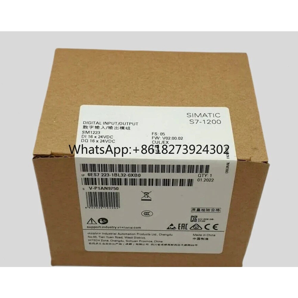 NEW 6ES7223-1BL32-0XB0 6ES7 223-1BL32-0XB0 SIMATIC S7-1200 Digital I/O SM 1223 16DI/16DO PLC Module