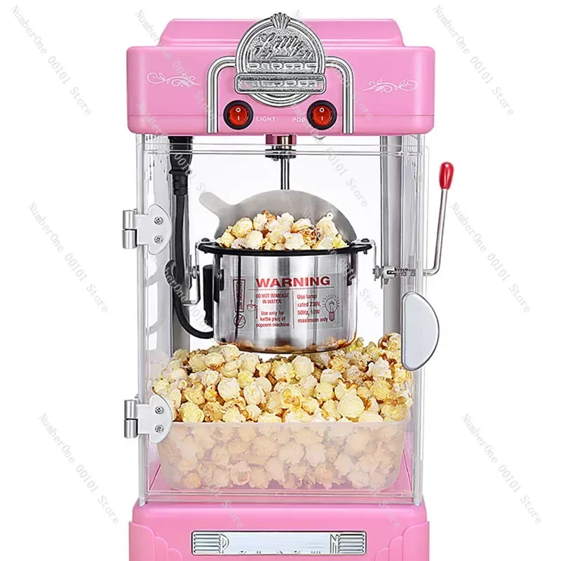 New Popcorn Maker Commercial Household Corn Machine small children's popcorn machine ball non-stick pan