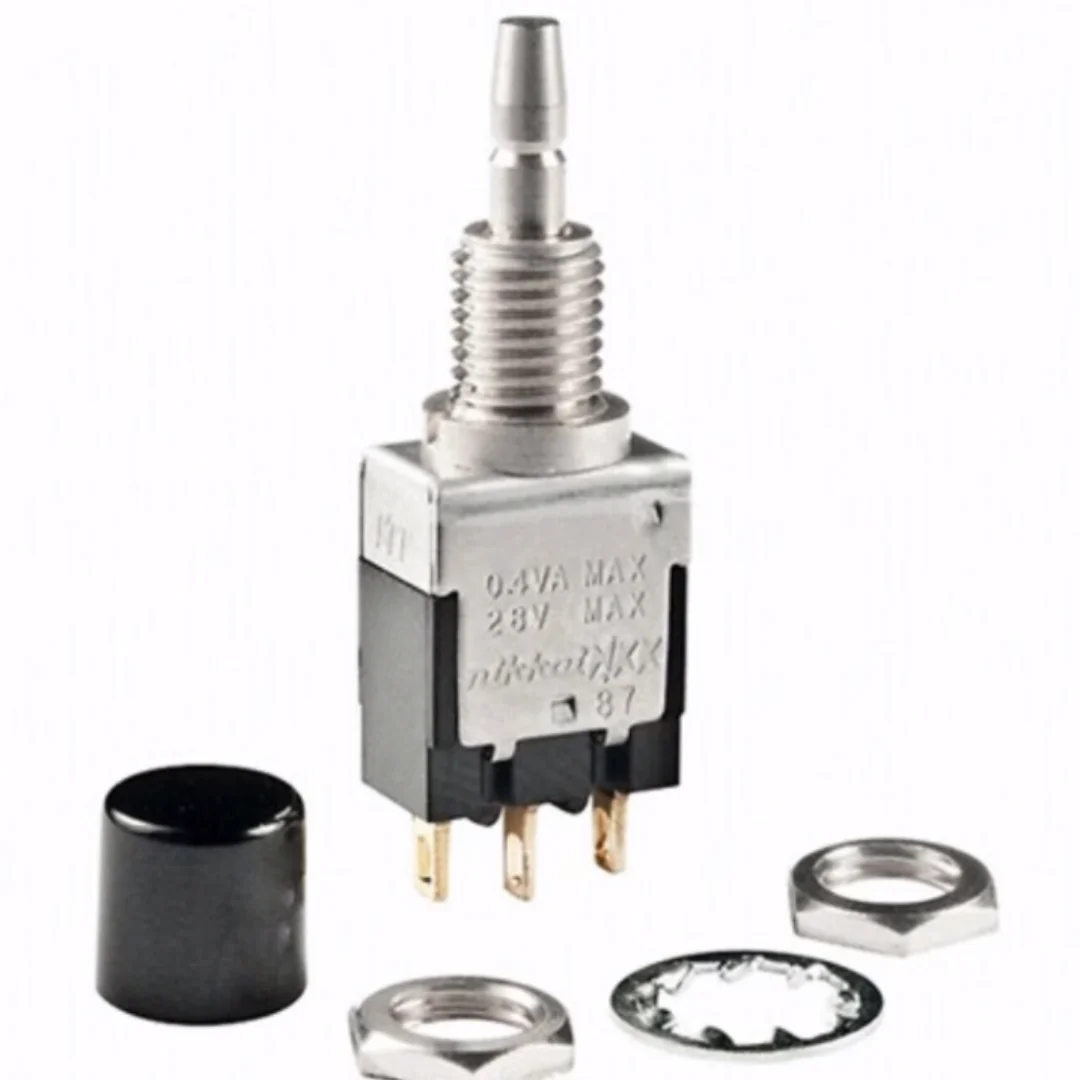 Imagem -04 - Prata Contatos Botão Interruptor Mbn25ss4w01 Mb2011w Spdt Mb2011ld3w01 6a 125vac Novo Pcs por Lote